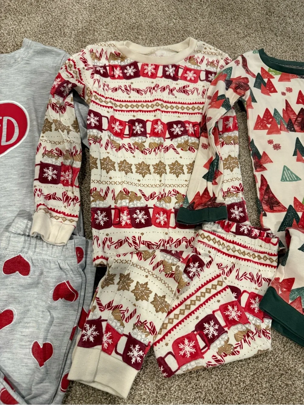 Kids Long Sleeve Pajama Sets Bundle